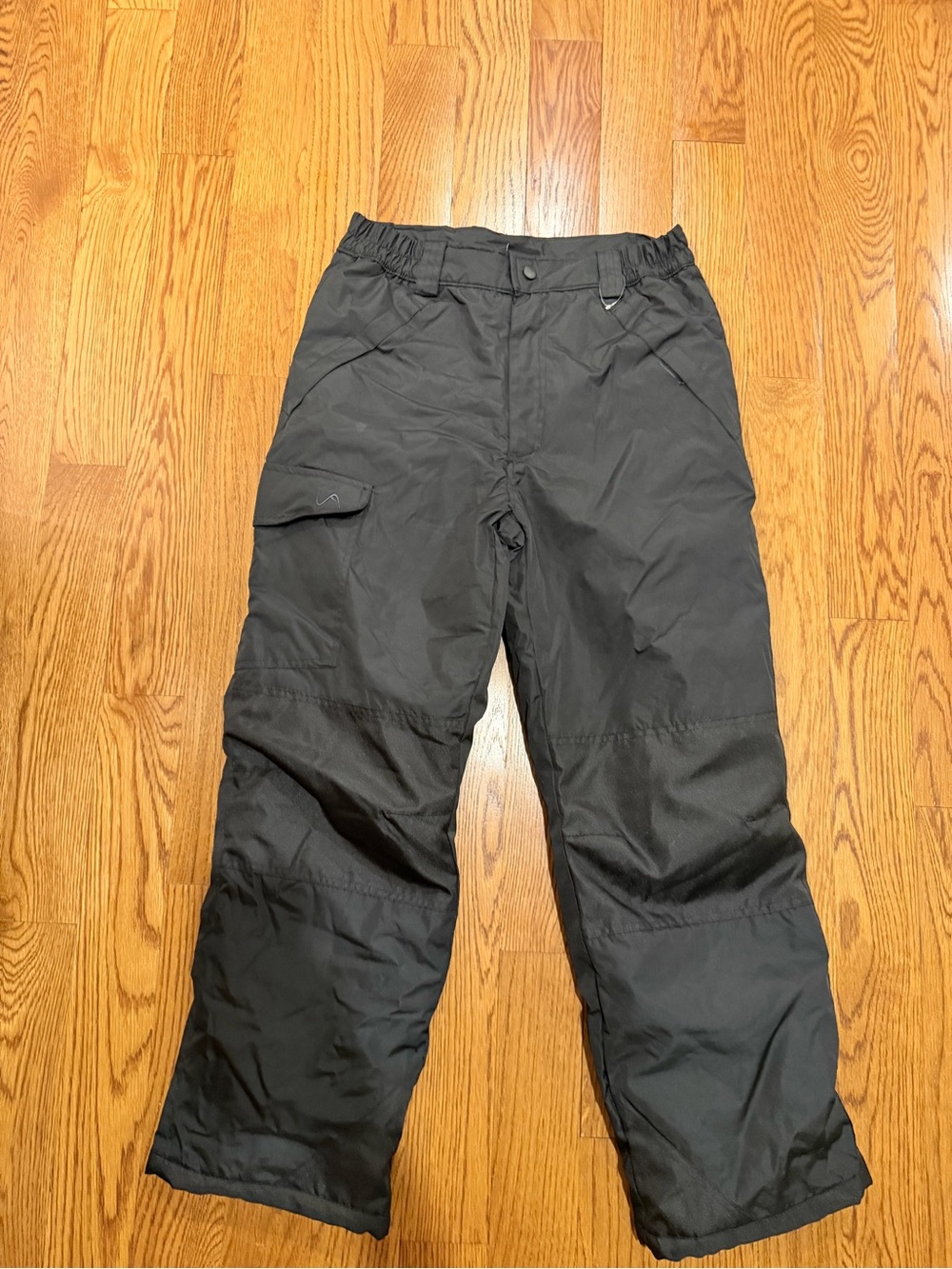 Boys Black Insulated Snow Pants